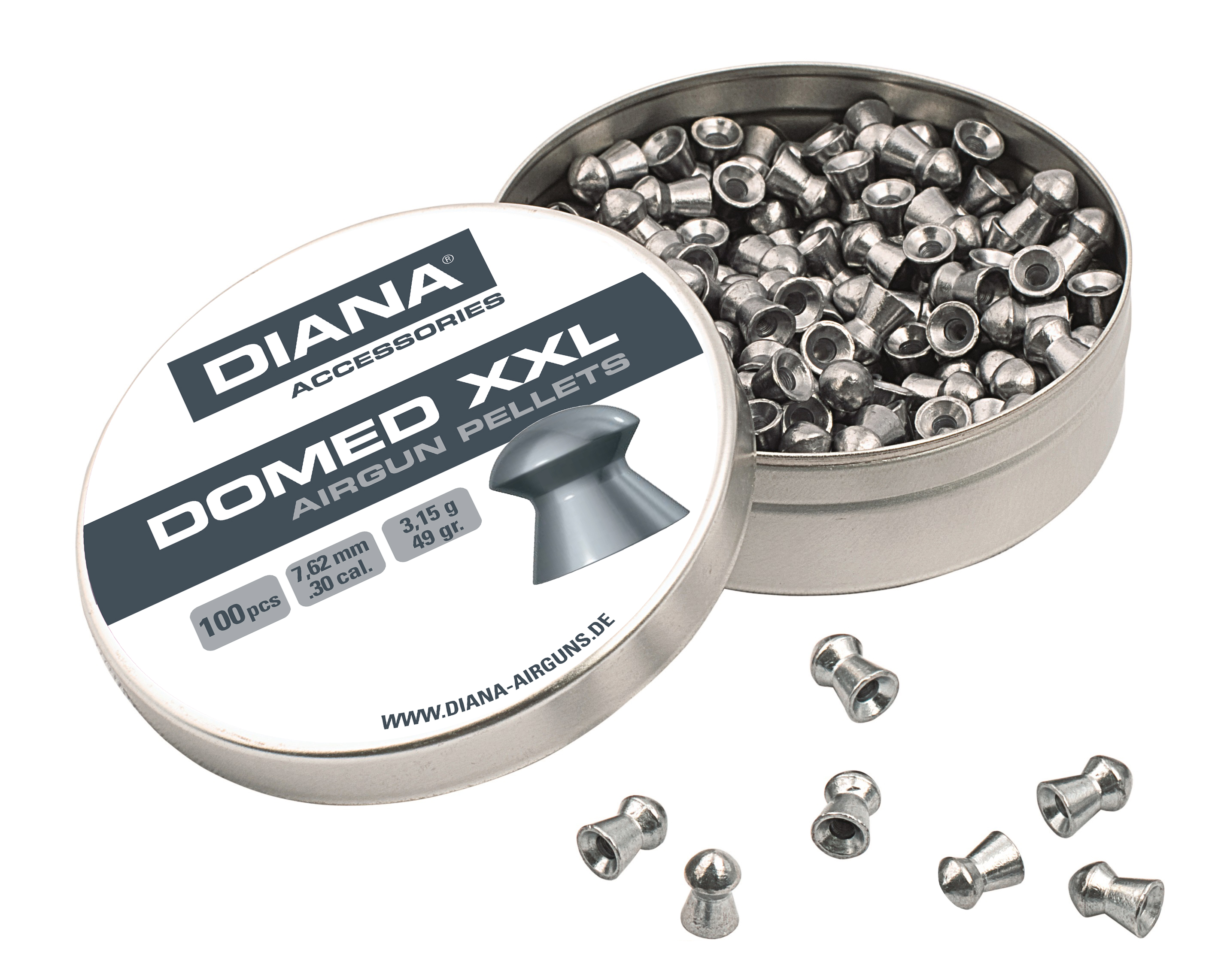 BALINES DIANA DOMED XXL 9mm (.35)(44406001)